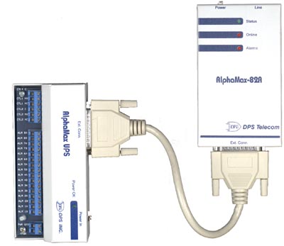 AlphaMax dial up remote alarm detection system with UPS connector block